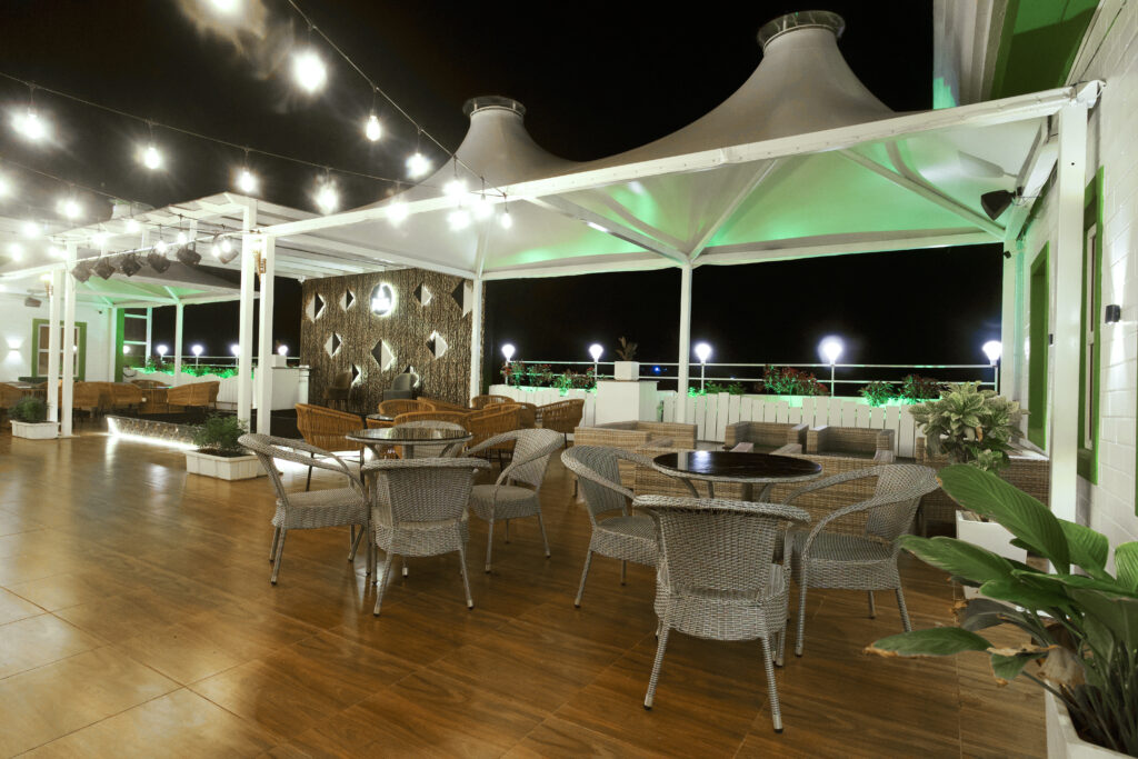 Best rooftop restaurant in Puri - Namaste Puri rooftop view