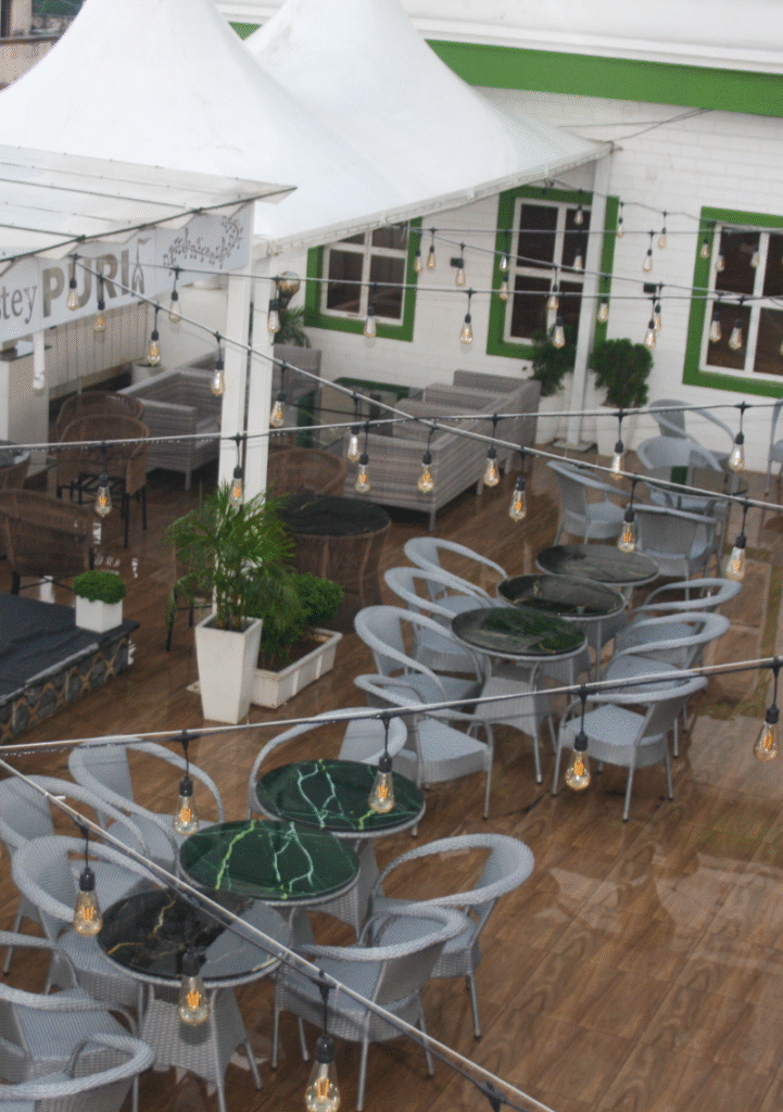 Best rooftop restaurant in Puri - Namaste Puri rooftop view